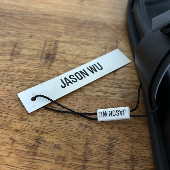 Jason Wu Rhonda Women’s Black Double-Strap Sandals size 8.5 - Picture 9 of 9